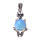 Gems Precious Opal Jewelry Skull Silver Pendant